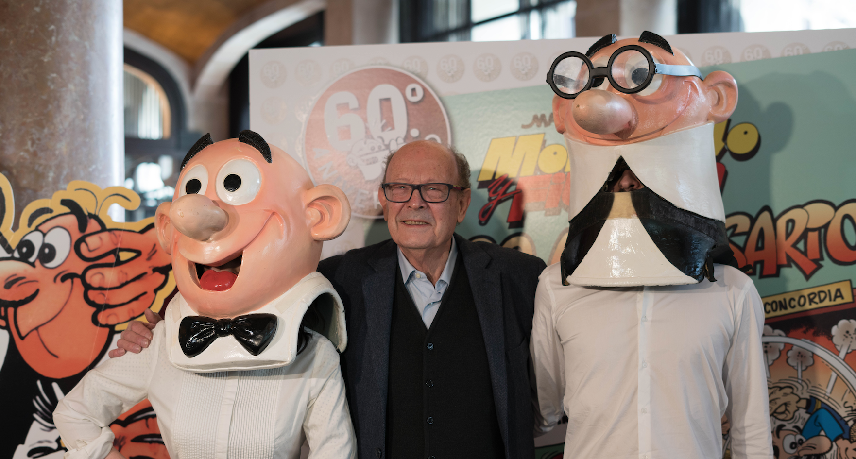 Francisco Ibáñez i Carlos Areces repassen els 60 anys de Mortadelo i Filemón