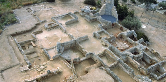 Continua la restauració dels banys meridionals de la Vil·la romana dels Munts