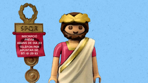 Taller dedicat a la indumentària romana a la Fundació Coll Bardolet