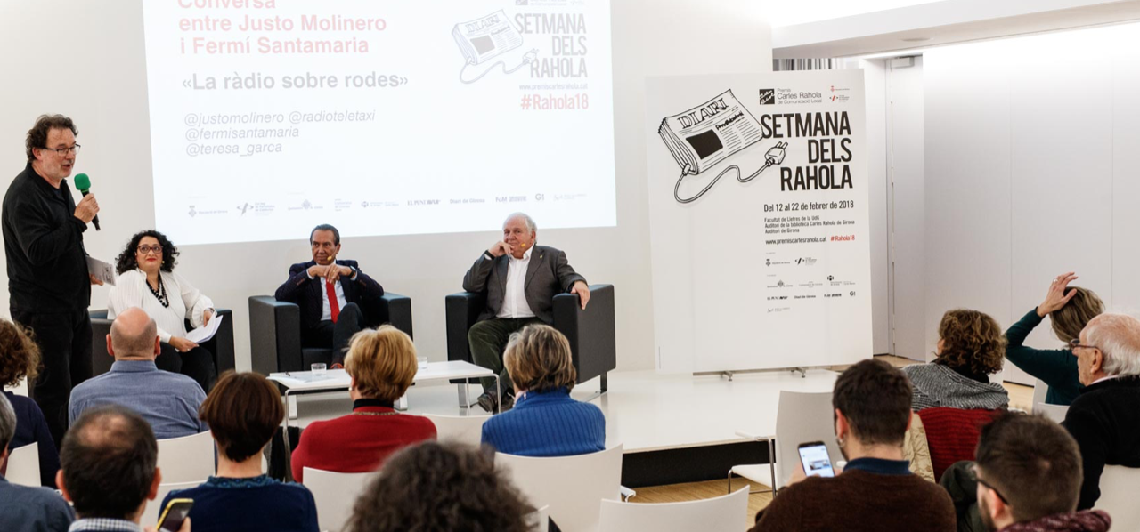 Justo Molinero i Fermí Santamaria obren la Setmana dels Rahola