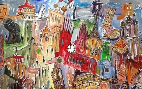 La pintura d\'Antoni Uceda a la Galeria Espai Cavallers