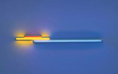 Dan Flavin, pioner en l\'ús de neó, a la Galeria Cayón