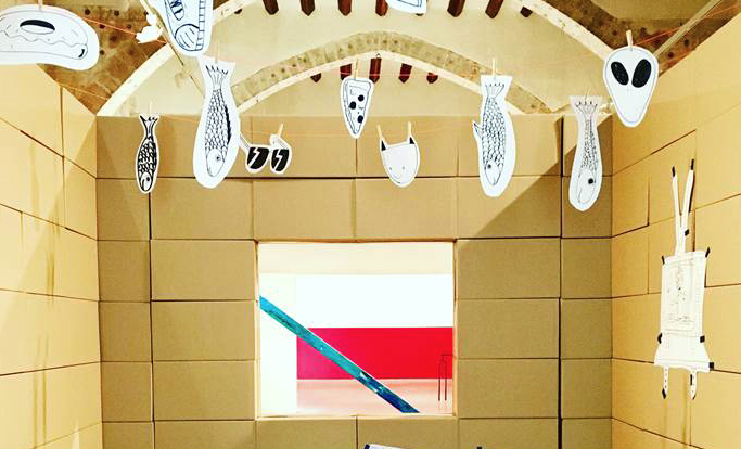 Aggtelek, converteix la galeria Ponçe+Robles en un restaurant feliç