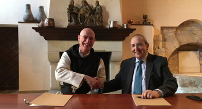 Acord entre la col·lecció Gelonch Viladegut i el Monestir de Poblet