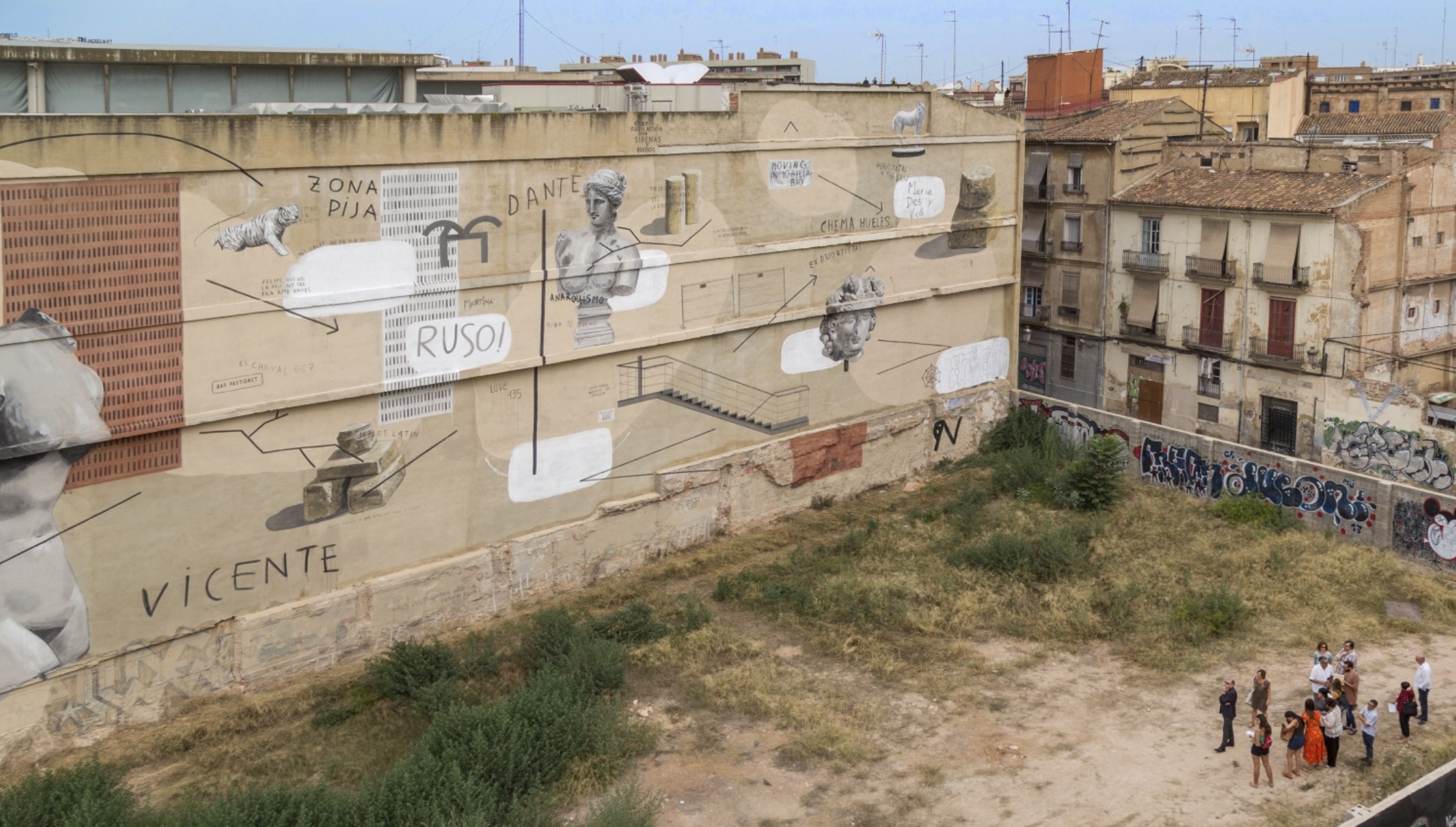 Escif, elegit entre 300 artistes pel gran mural de Sant Feliu de Llobregat