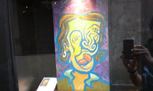 Álvaro Hernández a l\'aparador del Schilling Art Cafè