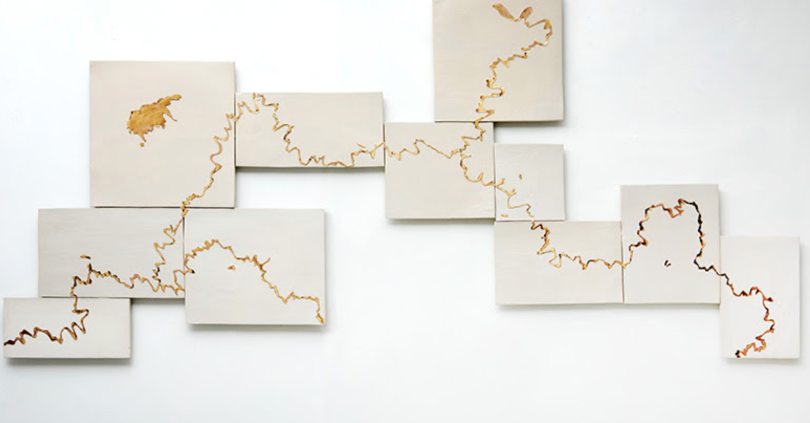 Fernando Cuétara i Mercedes Lara junts a la galeria d\'art Lucía Mendoza,