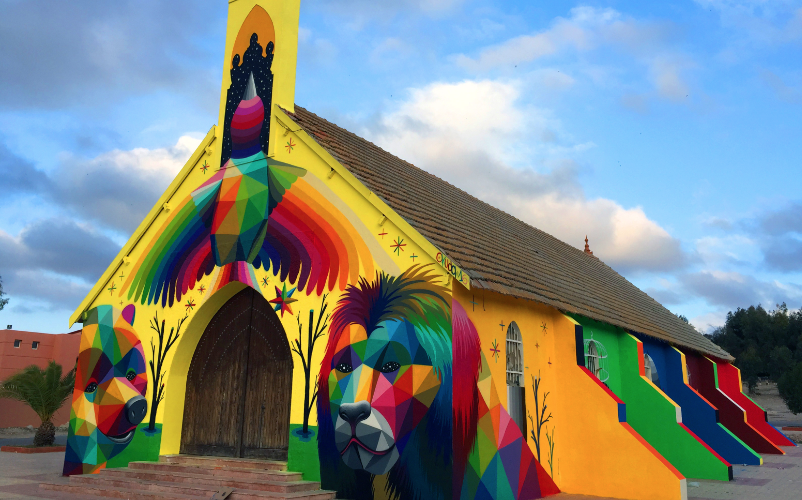 Okuda San Miguel, Chali i Reskate, artistes convidats a Milestone Project