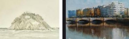 Osvaldo Sabene i Ramón Balerdi a la Galeria Arteko