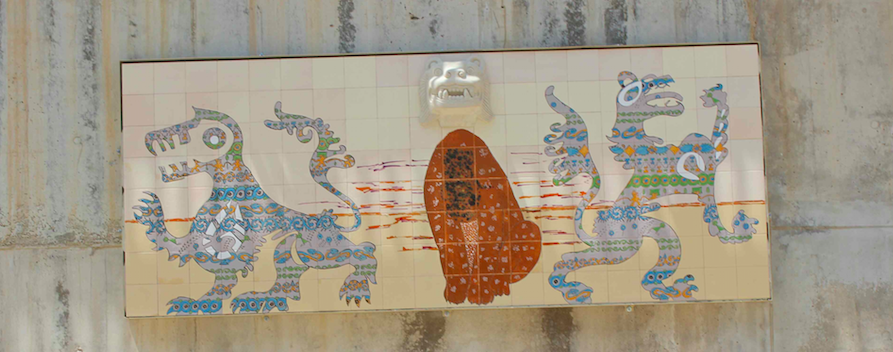 S\'instal·la el mural col·lectiu de les I Convivències Ceràmiques