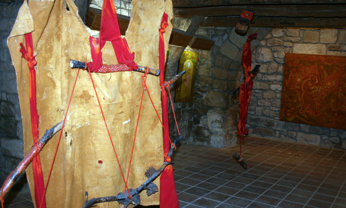 Jordi Traperho a la sala d\'exposicions de l\'Ajuntament