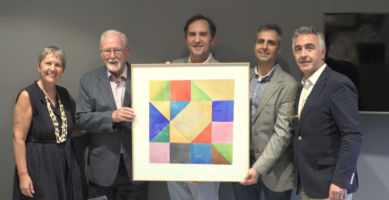 Guanyadors d\'El paper de l\'art i donació de l\'obra de Miquel Paton