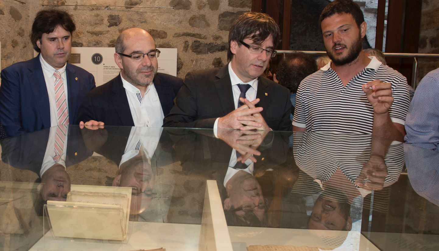 Inauguració de l\'Espai Besalú, un centre d\'interpretació amb peces arqueològiques