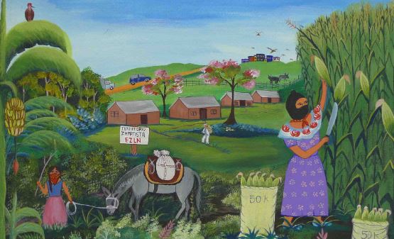 Exposició de Pintures Zapatistes a l\'Espai 10
