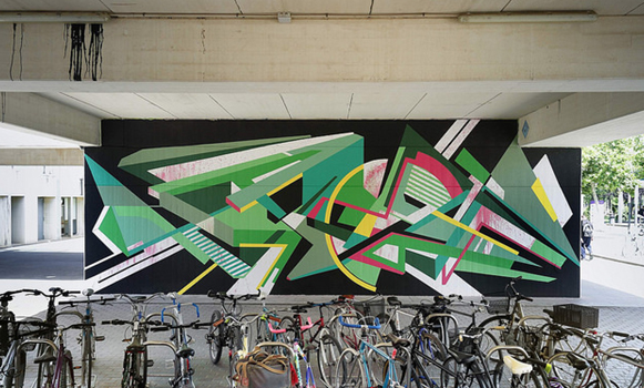 Trobada d\'intervencions de pintura mural Poliniza Dos 2017