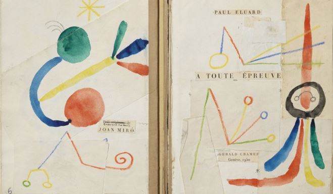Un llibre inèdit d\'Éluard, Cramer i Miró a la Fundació Miró