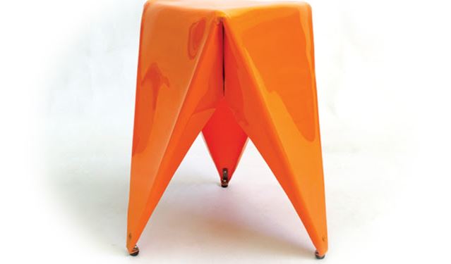 El tamboret d\'origami de Laurent Dif s\'exposa a Mondo