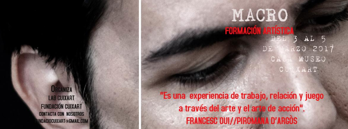 La Fundació Cuixart ofereix un cap de setmana d’aprenentatge creatiu