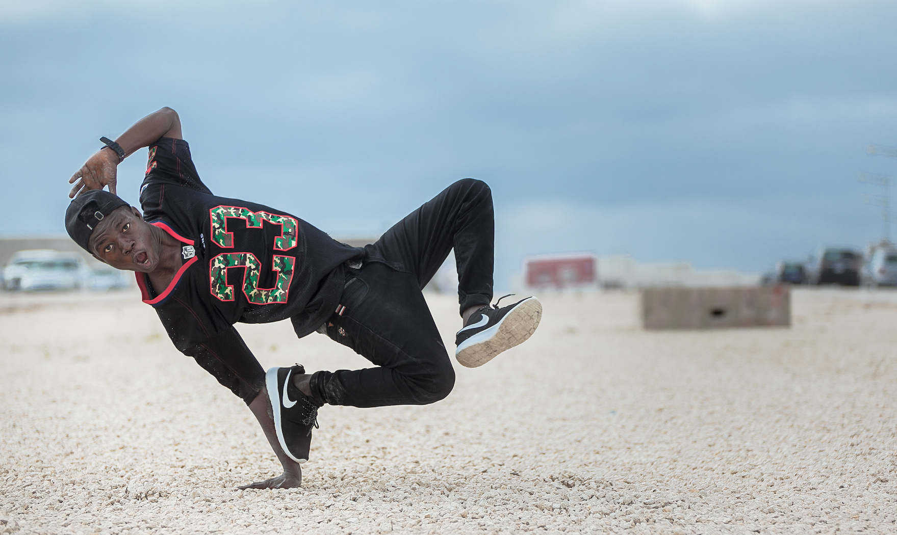 Siaka Sopoo Traore i Sébastien Bouchard, a la galeria Out of Africa de Sitges