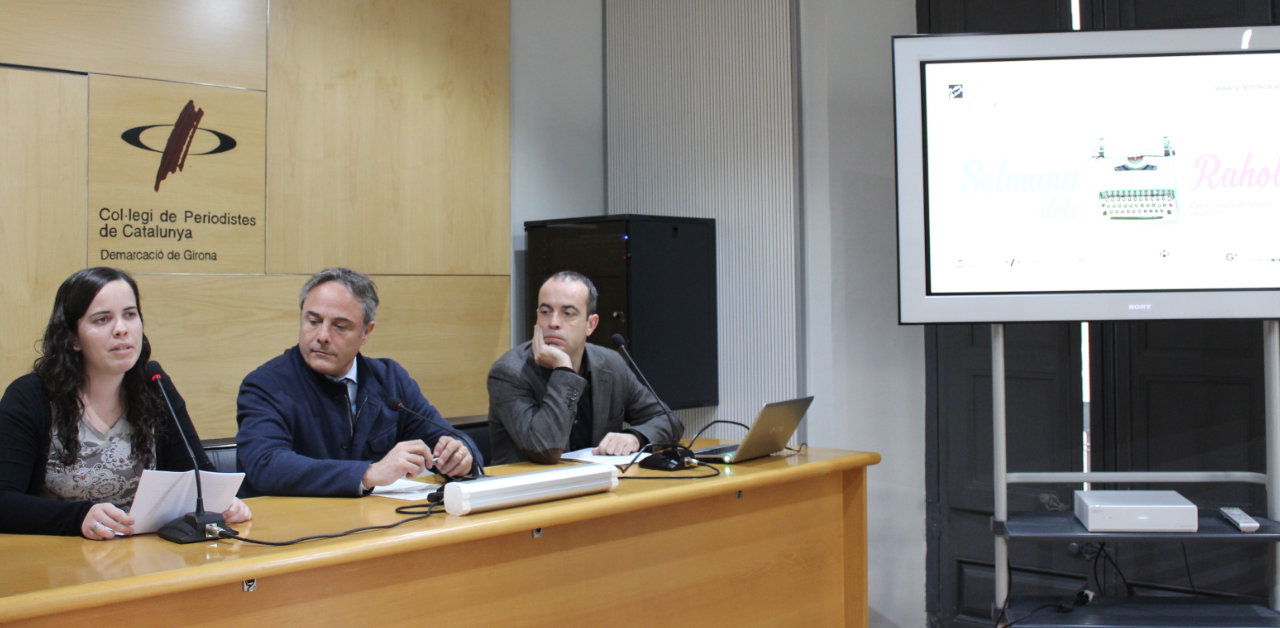 Presentació dels treballs de la I Beca dels Premis Carles Rahola