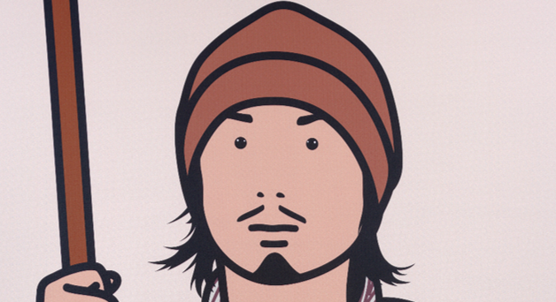 Julian Opie i Joan Fabuel a Bancaixa