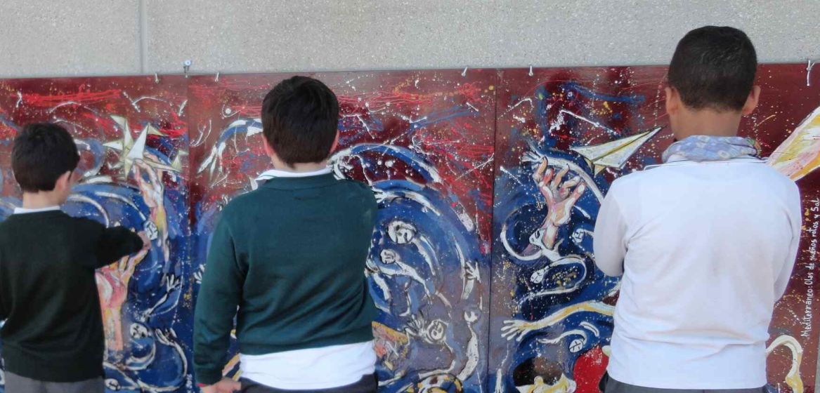Vicent Melià: Porta l\'art al pati de les escoles