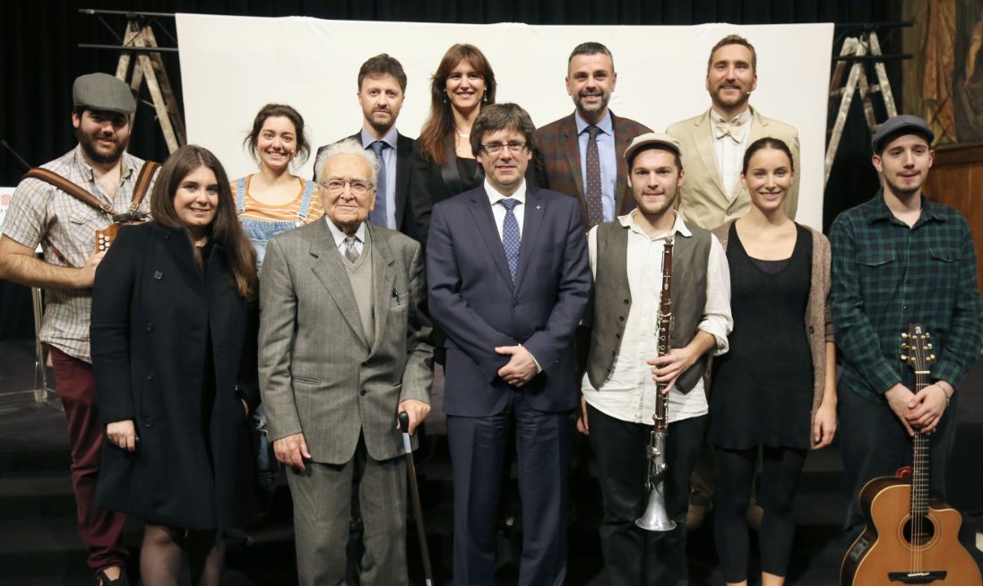Carles Puigdemont reivindica la figura de Caterina Albert