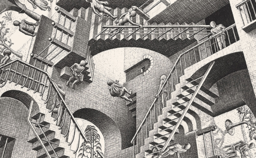 Arthemisia porta Escher al Palau de Gaviria