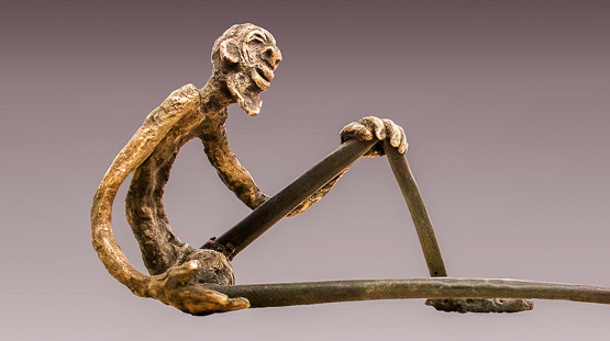 Zoungrana i Bonkoungou a la Galeria Out of Àfrica