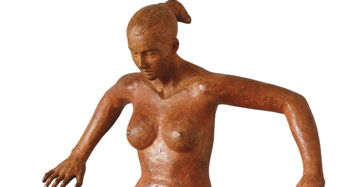 Kay Woo al Museu Triflológico de la ONCE