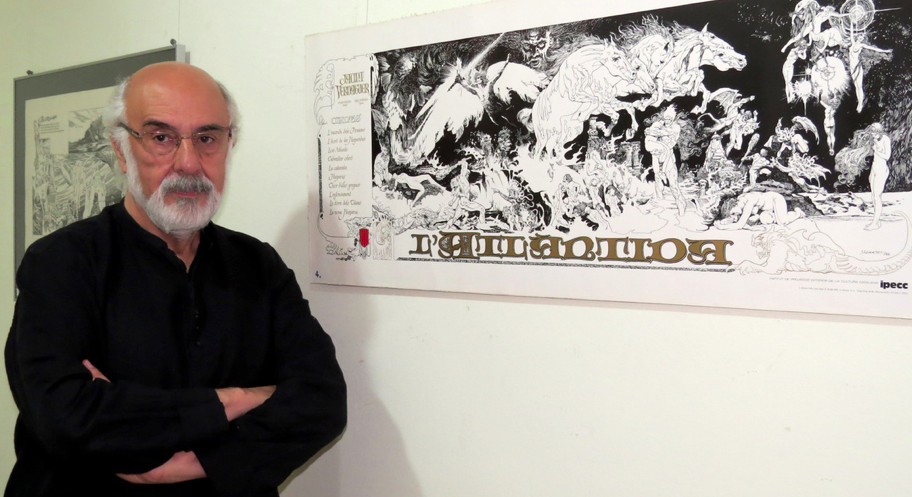 Esteban Maroto, dibuixant de còmics, exposa a Casa Saladrigas