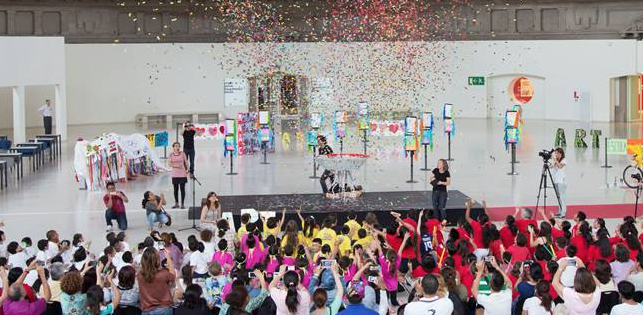 Cloenda del projecte Tàndem de l\'escola Miquel Beach amb el MNAC