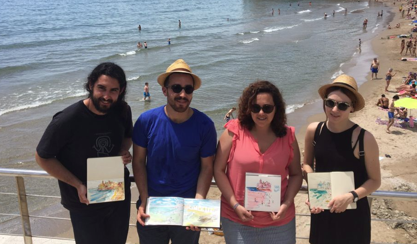 Quatre artistes promouen Sitges a les xarxes