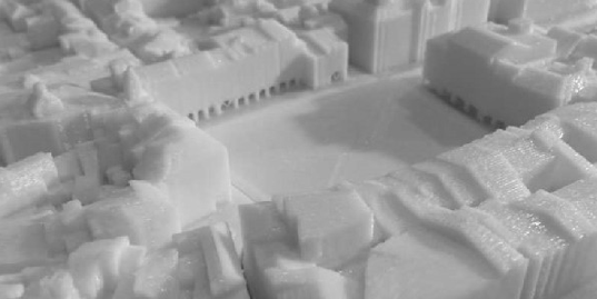 L\'espai Romeu acull una exposició de la maqueta de Vic en 3D de Xavi Rius
