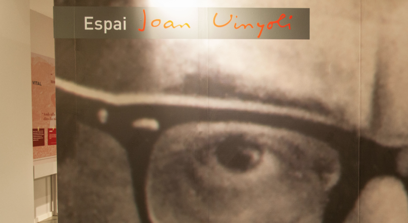 Espai dedicat a Joan Vinyoli a la Casa de la Paraula