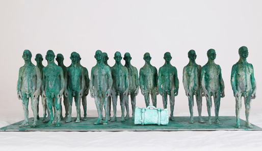 Escultures de Robert Reula a L\'Arcada