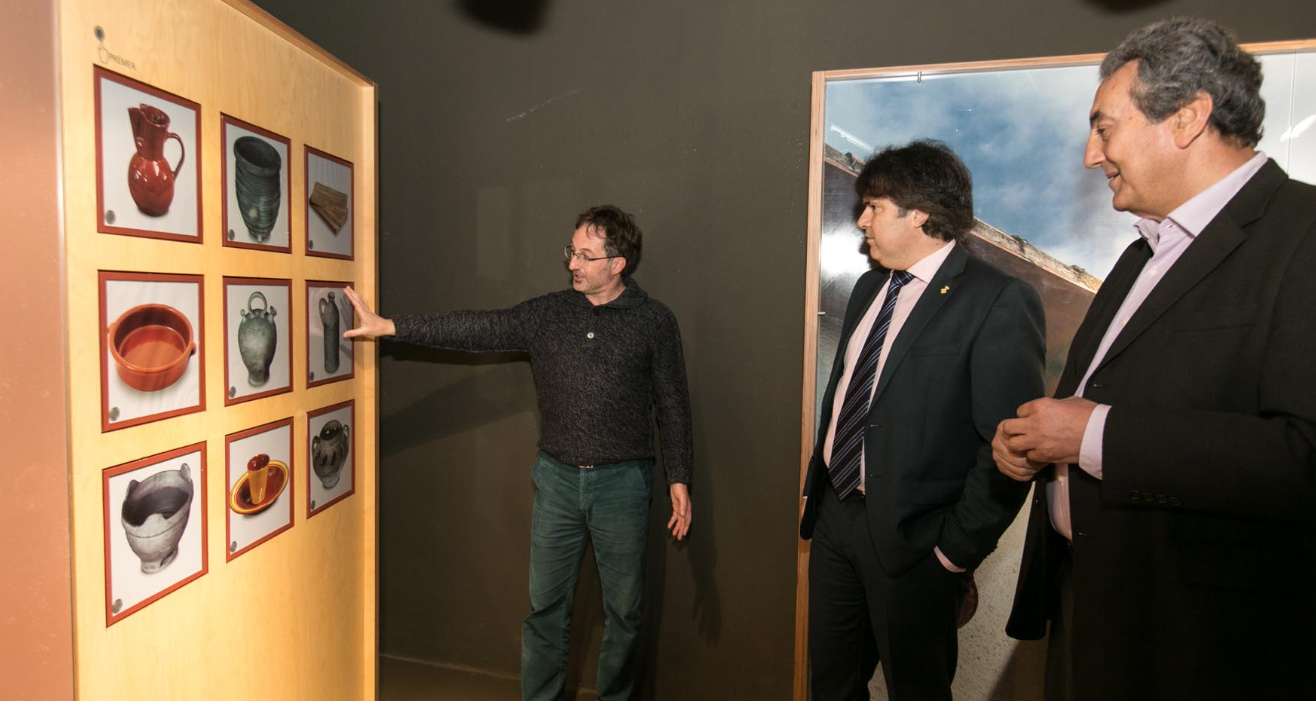 El president de la Diputació visita el Museu de la Terrissa