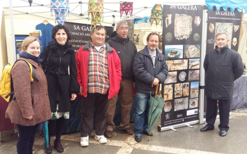 El mercat artesanal de la Rambla dóna suport al jaciment de Sa Galera