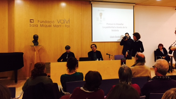 Lluís Costa presenta el llibre “Pensar és triomfar” a la Fundació Valvi