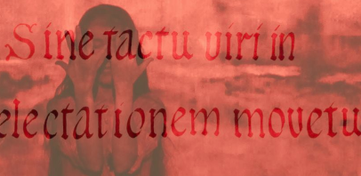 Perfomance d\'Úrsula San Cristóbal a la Galeria Balaguer