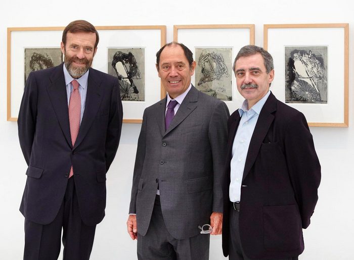 Claude Ruiz-Picasso presenta els gravats d\'Óscar Domínguez que ha donat al Reina Sofia