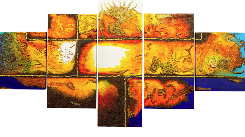 Evelí Adam exposa al Centre Cívic Santa Eugènia