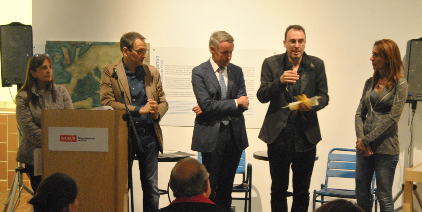 Jordi Julià guanya el Premi Internacional Memorial Walter Benjamin