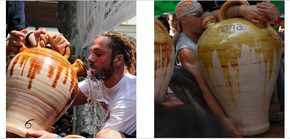 Aixecada de Càntirs al Festival Internacional de Jocs de carrer