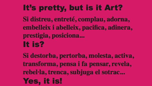 Bloc del transeunt: L\'art que desactiva