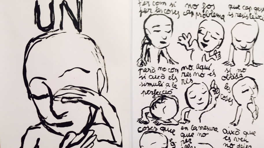 “El dibuixant de còmics” de Mim Juncà al Casino