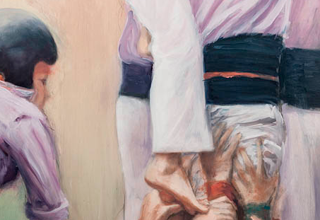 David del Hierro exposa pintures castelleres a l\'Espai Turisme