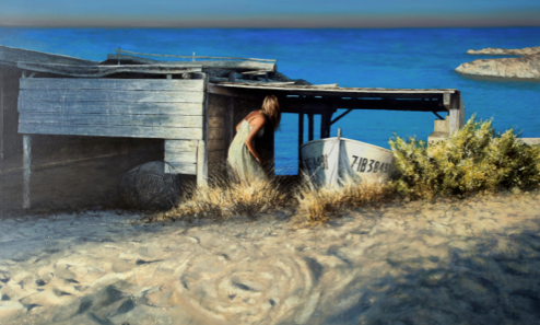 Joan Mateu i Sergi Cadenas a la Galeria Iturria