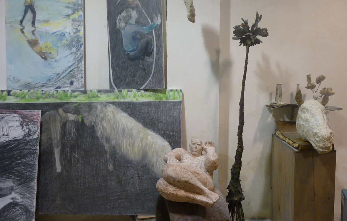 Escultures de Jaime de Códoba i pintures de Tina Rusiñol a Anquin’s