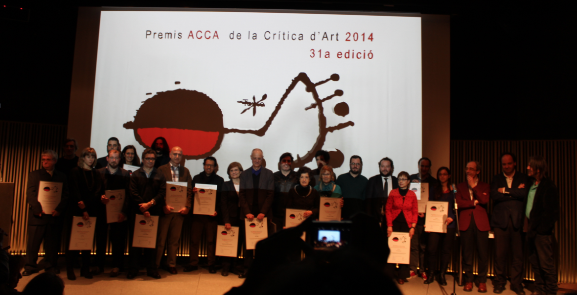 Lliurament dels premis ACCA a l\'auditori del MACBA